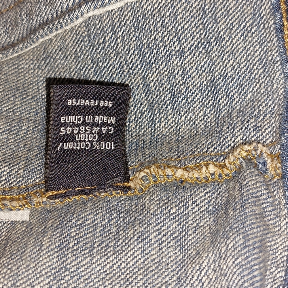 Stone Wash Mid Rinse Denim Vest Jacket J Crew S Small CLOSET CLEAROUT - Picture 8 of 8